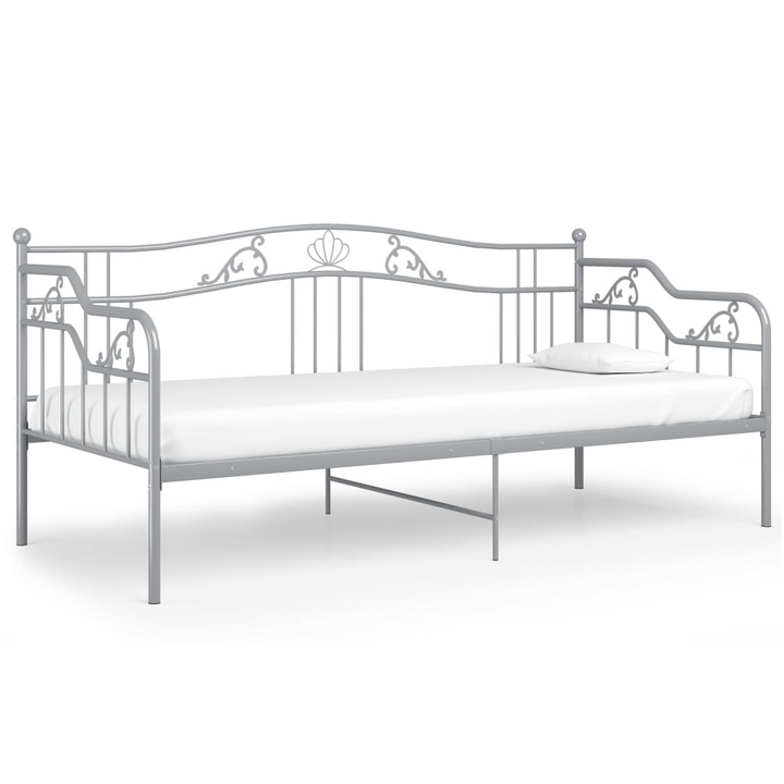 Stylish & Durable Metal Sofa Bed Frame (Grey) - 90 x 200cm | Space-Saving, Multi-Functional Furniture - Premium  from Home Treasures - Just £140.99! Shop now at Home Treasures