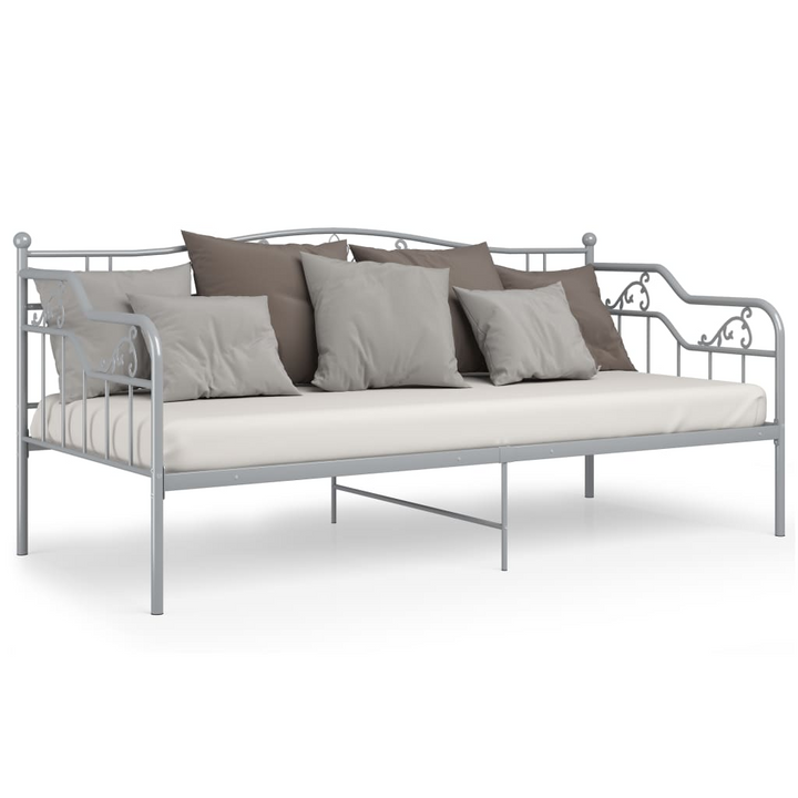 Stylish & Durable Metal Sofa Bed Frame (Grey) - 90 x 200cm | Space-Saving, Multi-Functional Furniture - Premium  from Home Treasures - Just £140.99! Shop now at Home Treasures