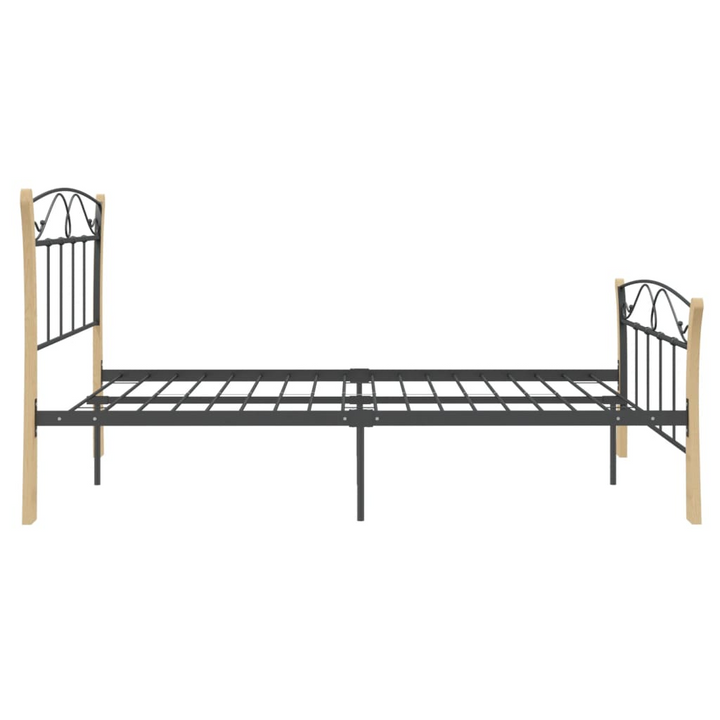 Elegant Black Metal Bed Frame - 120x200 cm | Sturdy & Modern Design - Premium  from Home Treasures - Just £101.99! Shop now at Home Treasures