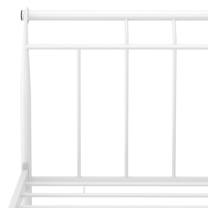 Metal Super King Bed Frame in White 180x200 cm | Modern, Sturdy & Durable | Perfect for Stylish Bedrooms - Premium  from Home Treasures - Just £105.99! Shop now at Home Treasures