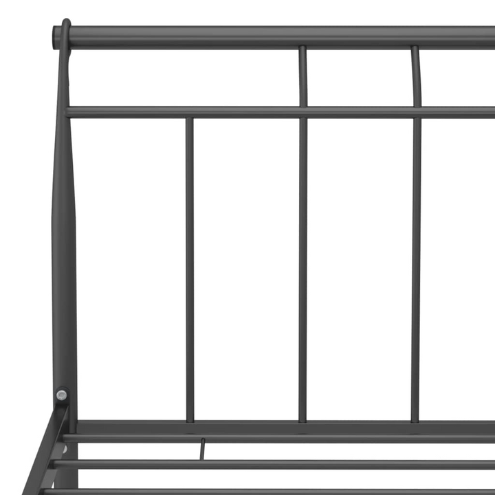 Black Metal Bed Frame 200x200 cm - Sturdy, Stylish, and Durable Bedroom Furniture - Premium  from Home Treasures - Just £152.99! Shop now at Home Treasures