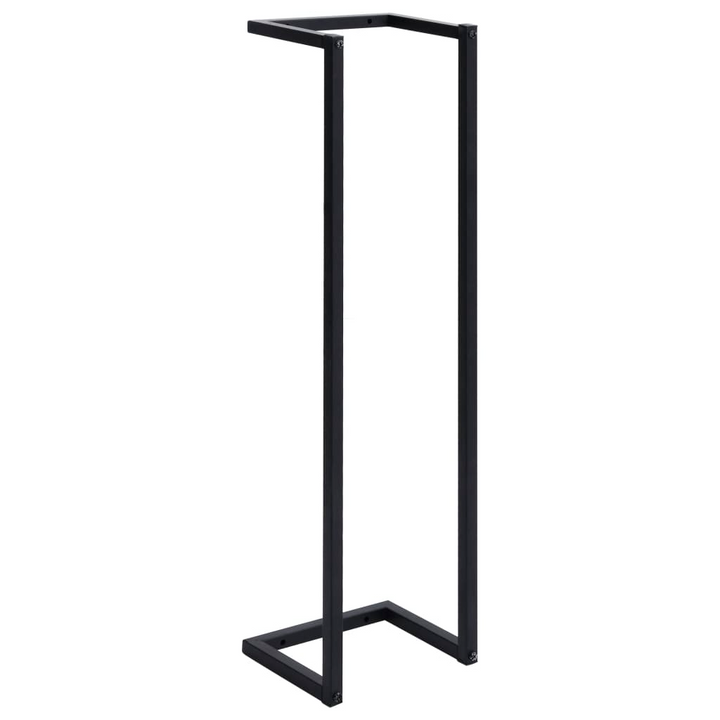 Stylish Black Iron Towel Rack - Space-Saving 25 x 20 x 95cm Design for Modern Bathrooms - Premium  from Home Treasures - Just £32.99! Shop now at Home Treasures