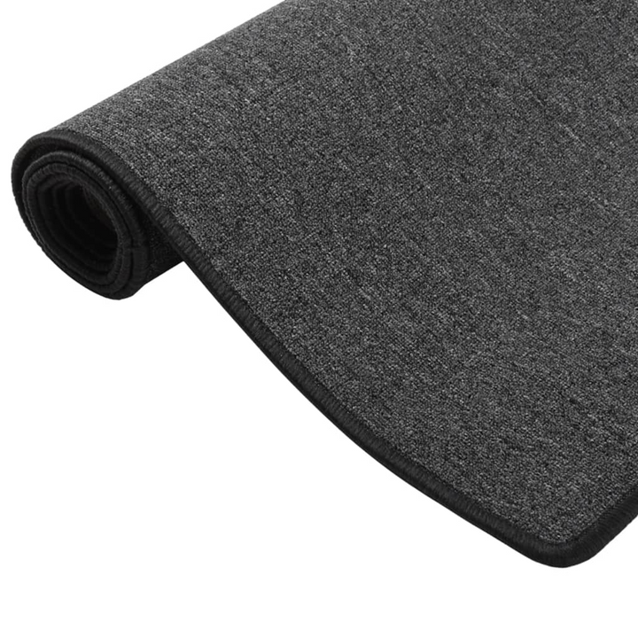 Trendy and Elegant Anthracite Carpet Runner 80x250 cm - Perfect for Any Room - Premium  from Home Treasures - Just £48.99! Shop now at Home Treasures