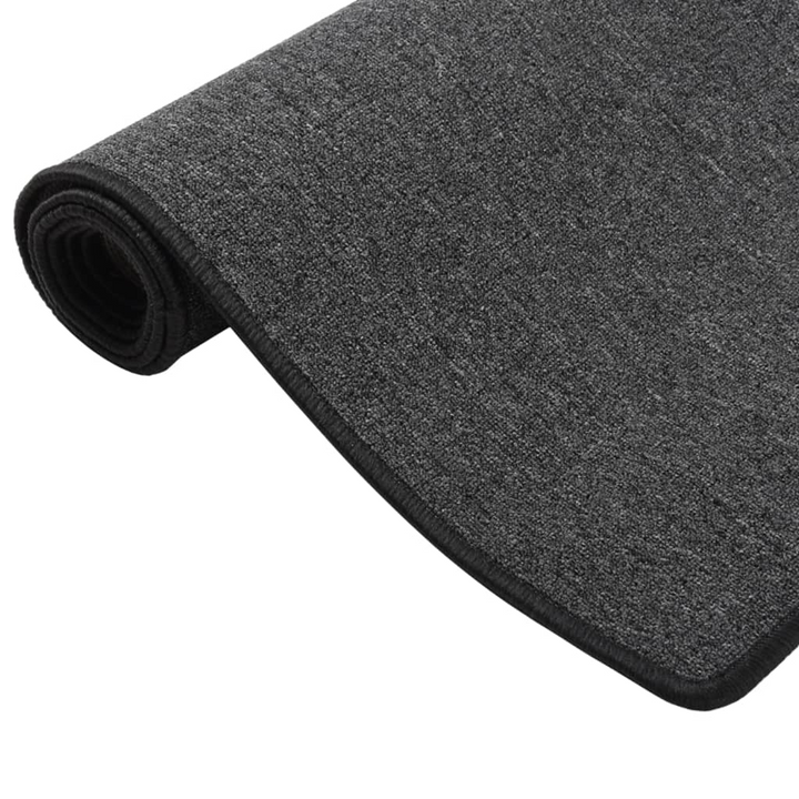 Anthracite Carpet Runner 50x250 cm - Elegant, Durable, and Comfortable for Home & Office - Premium  from Home Treasures - Just £30.99! Shop now at Home Treasures