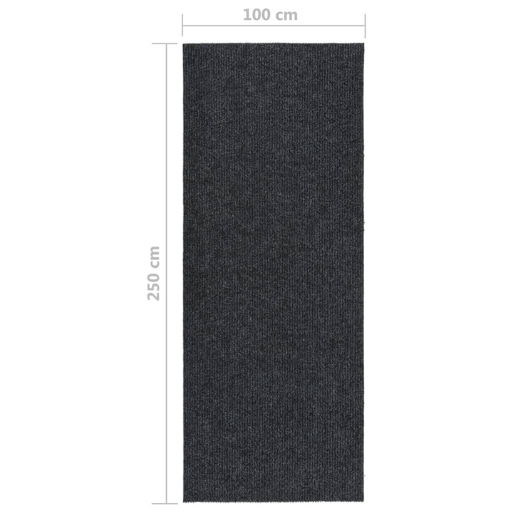 Dirt Trapper Carpet Runner 100x250 cm - Non-Slip Anthracite Mat for Home & Commercial Use - Premium  from Home Treasures - Just £58.99! Shop now at Home Treasures