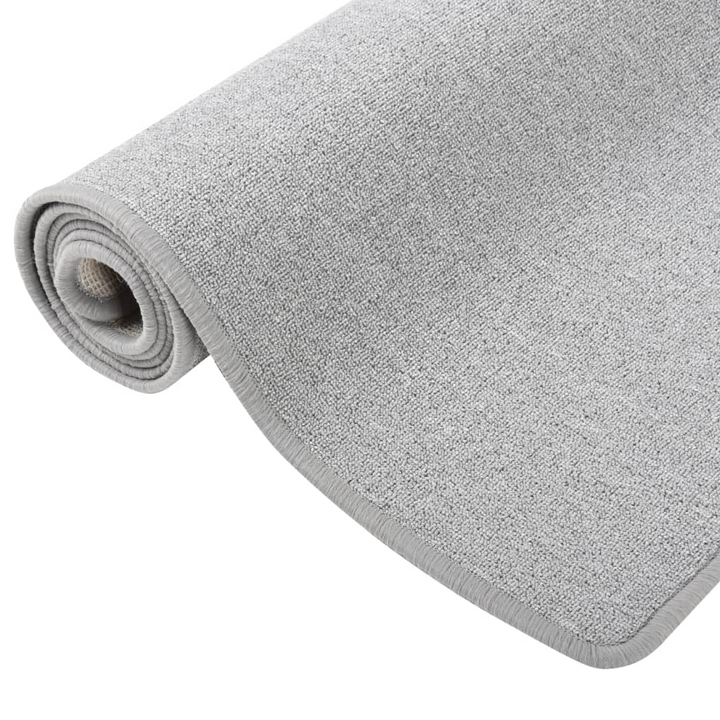 Plush Light Grey Carpet Runner - 80x150 cm | Sound Dampening & Non-Slip | Perfect for Living Room, Bedroom, Hallway & Office - Premium  from Home Treasures - Just £28.99! Shop now at Home Treasures