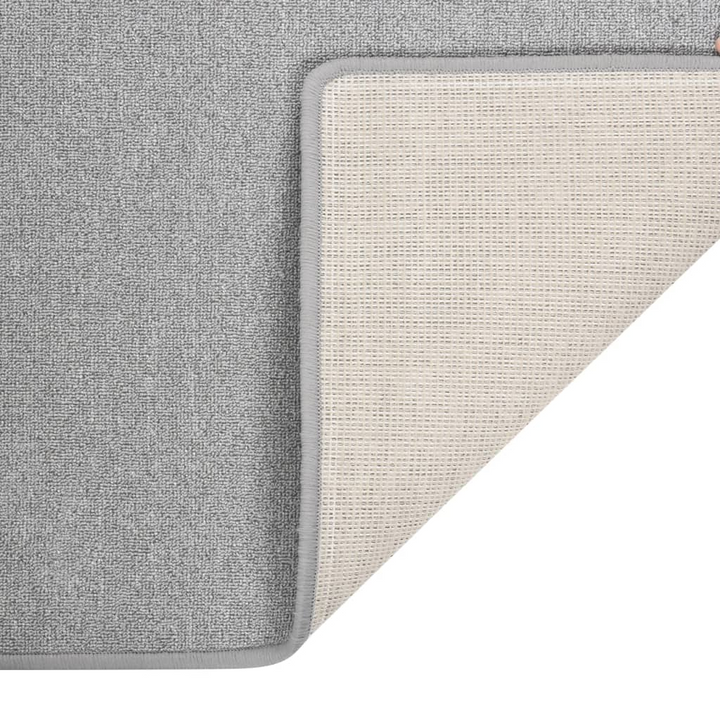 Plush Light Grey Carpet Runner - 80x150 cm | Sound Dampening & Non-Slip | Perfect for Living Room, Bedroom, Hallway & Office - Premium  from Home Treasures - Just £28.99! Shop now at Home Treasures