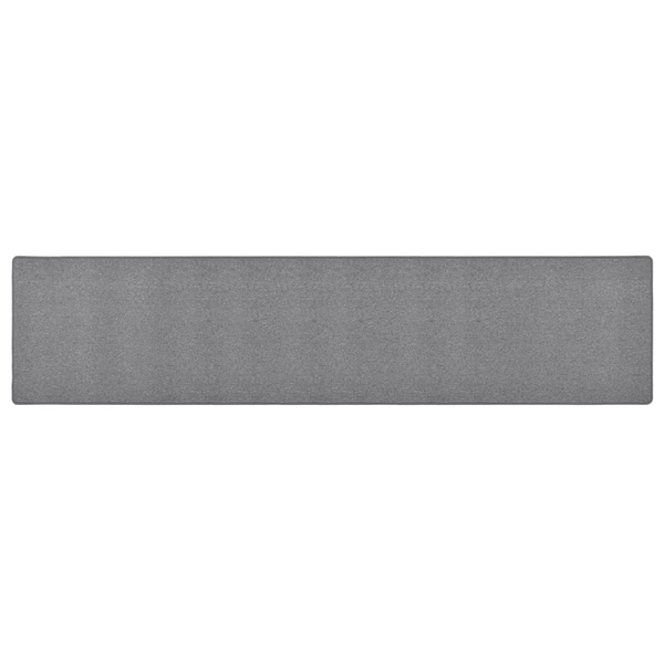 Elegant Dark Grey Carpet Runner 50x250 cm | Durable Floor Mat for Living Room, Bedroom, Kitchen, Hallway, Office - Premium  from Home Treasures - Just £39.99! Shop now at Home Treasures