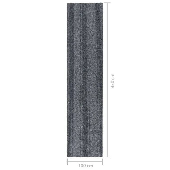 Dirt Trapper Carpet Runner 100x450 cm Grey - Durable & Non-Slip Rug Mat for High Traffic Areas - Premium  from Home Treasures - Just £85.99! Shop now at Home Treasures