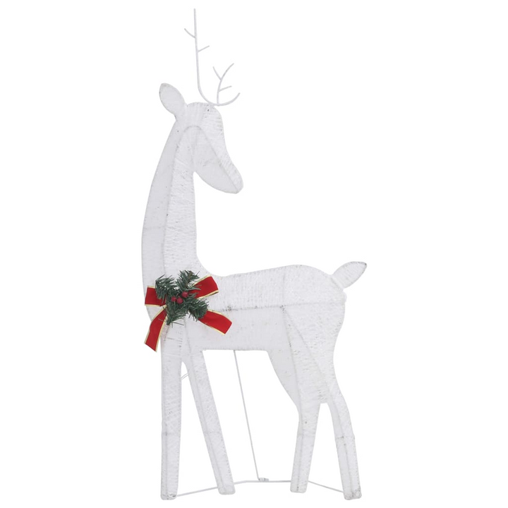 White Mesh Christmas Reindeer Family 270x7x90 cm ,Cold White Cold LED - Premium  from Home Treasures - Just £77.99! Shop now at Home Treasures