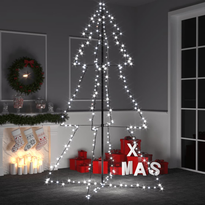 240 LED Christmas Cone Tree - 118x180 cm - Indoor & Outdoor Holiday Lighting - Premium  from Home Treasures - Just £43.99! Shop now at Home Treasures