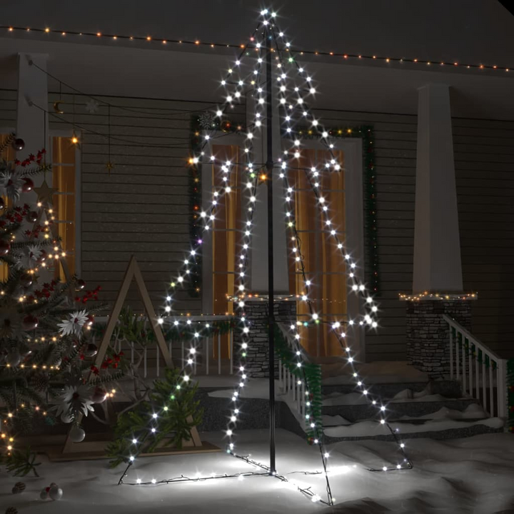 240 LED Christmas Cone Tree - 118x180 cm - Indoor & Outdoor Holiday Lighting - Premium  from Home Treasures - Just £43.99! Shop now at Home Treasures