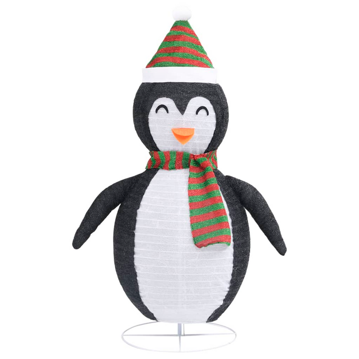 Decorative Christmas Snow Penguin Figure with LED Lights and Luxury Fabric - Premium  from Home Treasures - Just £58.99! Shop now at Home Treasures