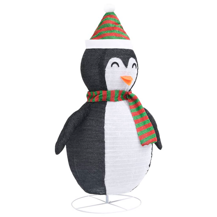 Decorative Christmas Snow Penguin Figure with LED Lights and Luxury Fabric - Premium  from Home Treasures - Just £58.99! Shop now at Home Treasures