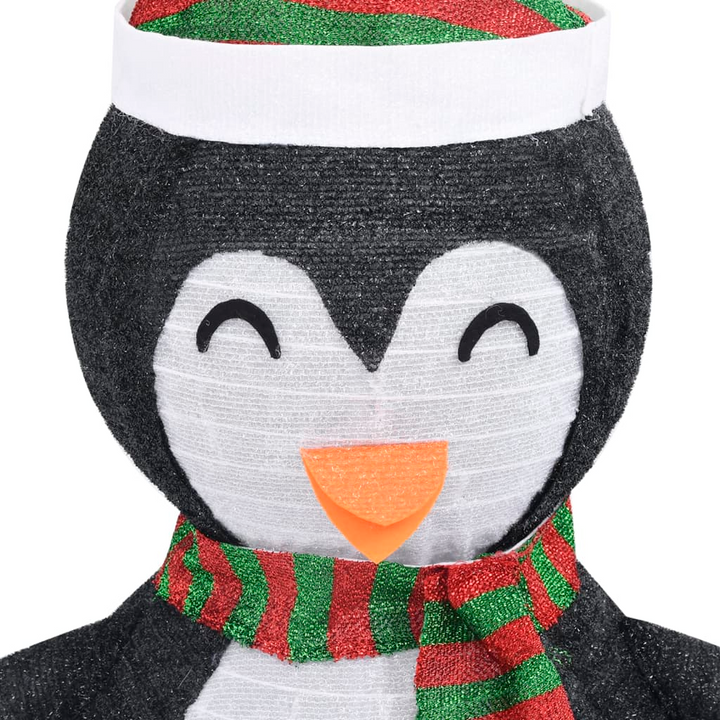 Decorative Christmas Snow Penguin Figure with LED Lights and Luxury Fabric - Premium  from Home Treasures - Just £58.99! Shop now at Home Treasures