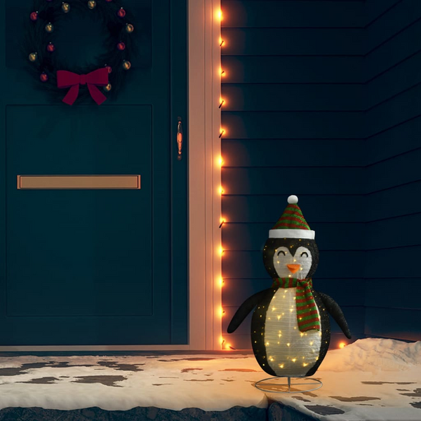 LED Christmas Snow Penguin Figure - Luxury Fabric, 8 Lighting Modes, Indoor & Outdoor - Premium  from Home Treasures - Just £38.99! Shop now at Home Treasures