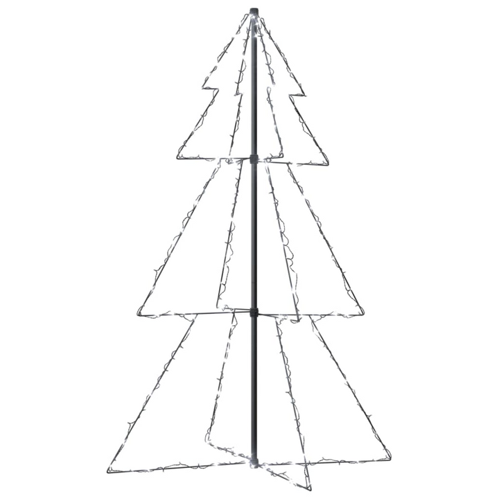 Christmas Cone Tree with 200 LED Lights, Indoor & Outdoor, 98x150 cm - Create a Magical Holiday Atmosphere - Premium  from Home Treasures - Just £37.99! Shop now at Home Treasures