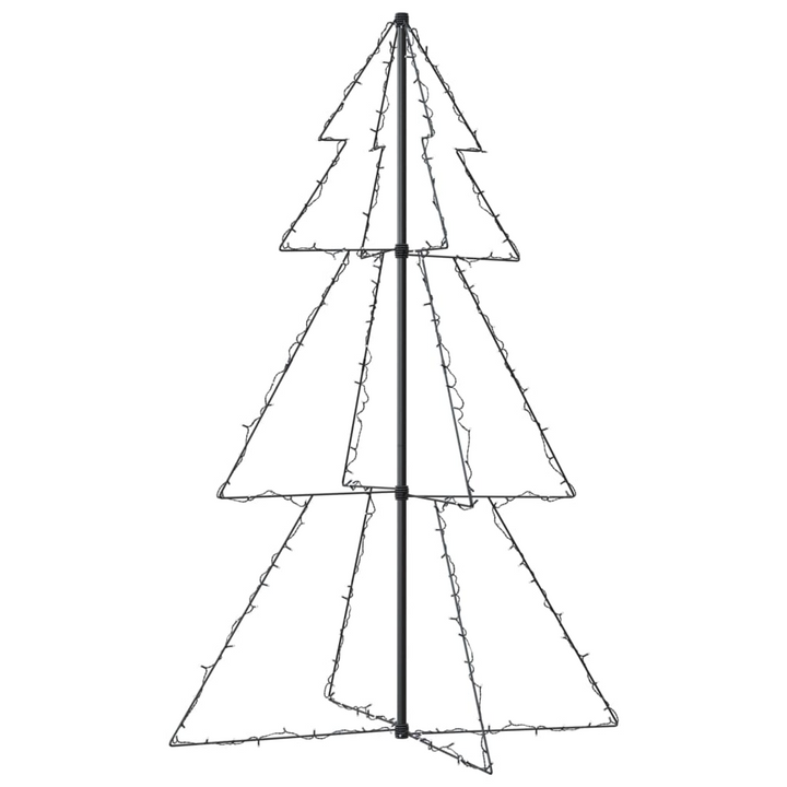 Christmas Cone Tree with 200 LED Lights, Indoor & Outdoor, 98x150 cm - Create a Magical Holiday Atmosphere - Premium  from Home Treasures - Just £37.99! Shop now at Home Treasures