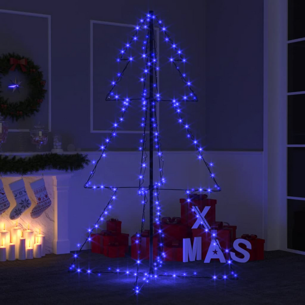 LED Christmas Cone Tree - Indoor & Outdoor - 98x150 cm - 8 Lighting Effects - Festive Holiday Decor - Premium  from Home Treasures - Just £37.99! Shop now at Home Treasures