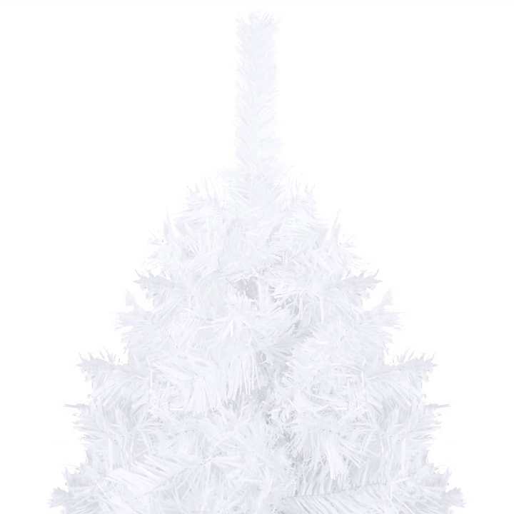 White Artificial Christmas Tree with Thick Branches, Realistic PVC & Metal Stand - Perfect for Indoor/Outdoor Seasonal Decor - Premium  from Home Treasures - Just £28.99! Shop now at Home Treasures