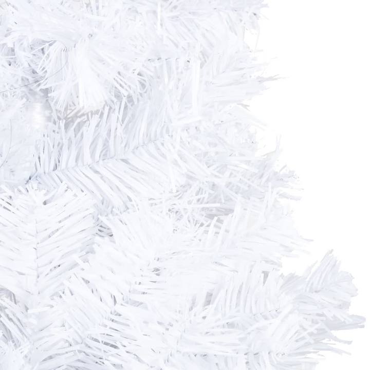 White Artificial Christmas Tree with Thick Branches, Realistic PVC & Metal Stand - Perfect for Indoor/Outdoor Seasonal Decor - Premium  from Home Treasures - Just £28.99! Shop now at Home Treasures