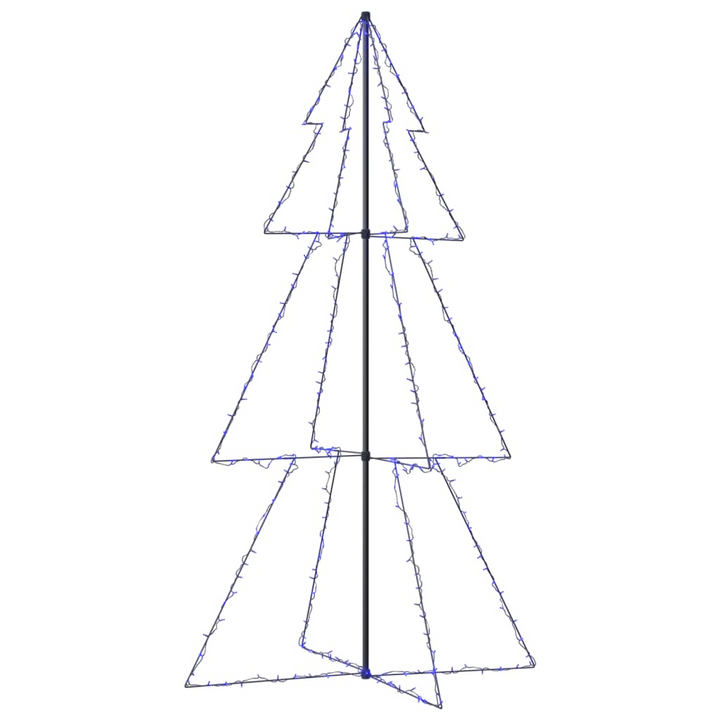 LED Christmas Cone Tree - Indoor & Outdoor, 120x220 cm - Blue Lights, 8 Lighting Modes, Waterproof Design - Premium  from Home Treasures - Just £49.99! Shop now at Home Treasures