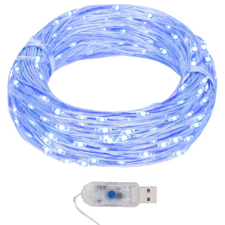 LED Micro Fairy String Lights - 400 Blue LEDs with 8 Lighting Functions for Indoor & Outdoor Decor - Premium  from Home Treasures - Just £23.99! Shop now at Home Treasures