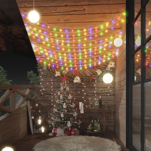 Globe Fairy String Lights - 200 LED, 8 Functions, Colorful, Indoor/Outdoor - Premium  from Home Treasures - Just £27.99! Shop now at Home Treasures