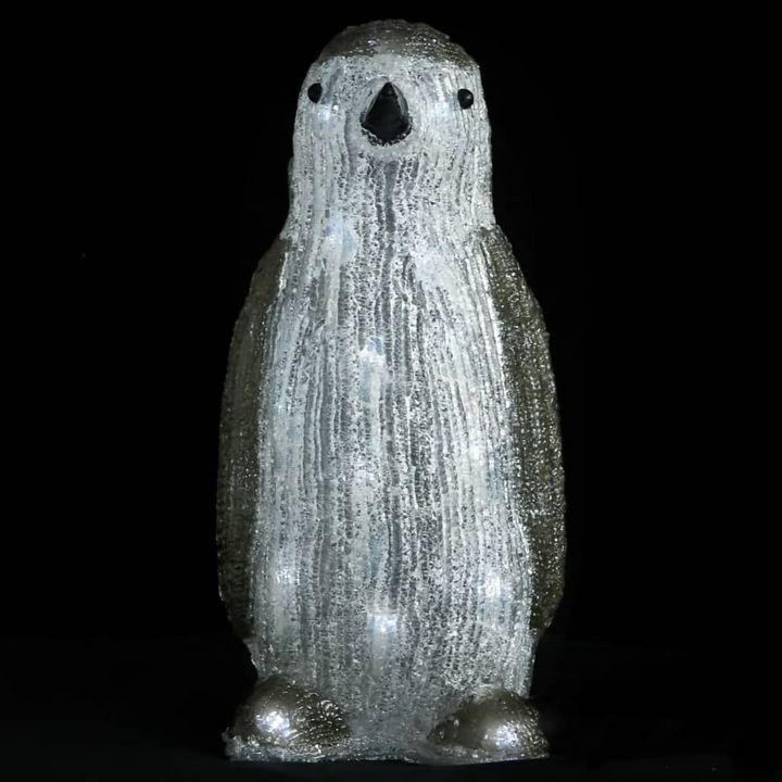 30cm LED Christmas Acrylic Penguin Figure - Indoor & Outdoor Holiday Decoration with 8 Lighting Modes - Premium  from Home Treasures - Just £31.99! Shop now at Home Treasures