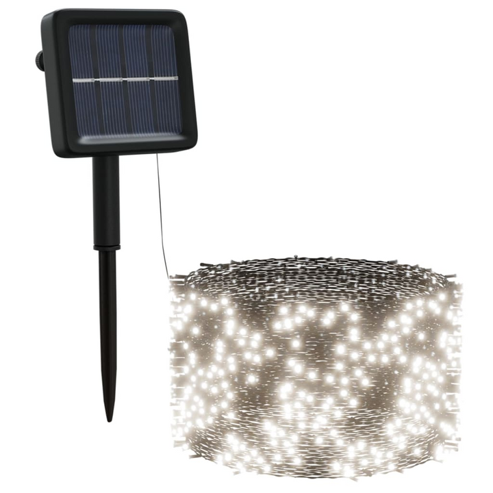 5-Piece Solar Fairy Lights Set - 5x200 Cold White LEDs with 8 Lighting Modes for Indoor & Outdoor Use - Premium  from Home Treasures - Just £81.99! Shop now at Home Treasures