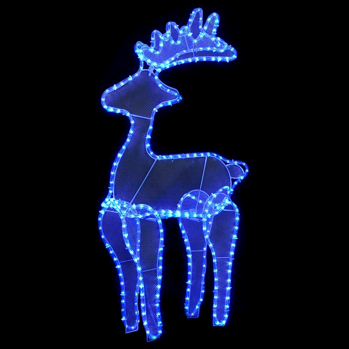 Reindeer Christmas Decoration with Mesh 306 LEDs 60x24x89cm - Premium  from Home Treasures - Just £39.99! Shop now at Home Treasures