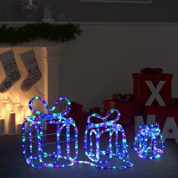 vidaXL Christmas Decoration Gift Boxes with 180 LEDs - Indoor & Outdoor Festive Lights - Premium  from Home Treasures - Just £44.99! Shop now at Home Treasures