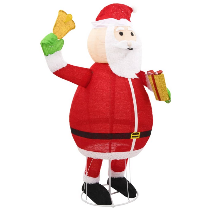 180 cm LED Santa Claus Figure – Luxury Fabric Christmas Decoration with 200 Warm White Lights & 8 Lighting Modes, Ideal for Indoor & Outdoor Use - Premium  from Home Treasures - Just £127.99! Shop now at Home Treasures