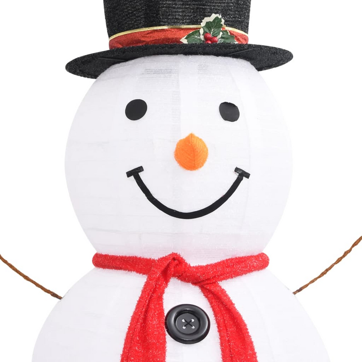 LED Christmas Snowman Figure - Luxury Fabric, 8 Lighting Modes, Indoor & Outdoor - Premium  from Home Treasures - Just £107.99! Shop now at Home Treasures