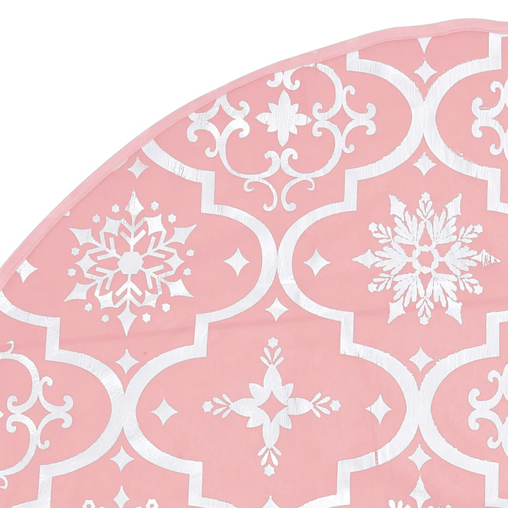 Luxury Christmas Tree Skirt with Sock Pink 150 cm Fabric - Festive Decoration - Premium  from Home Treasures - Just £15.99! Shop now at Home Treasures