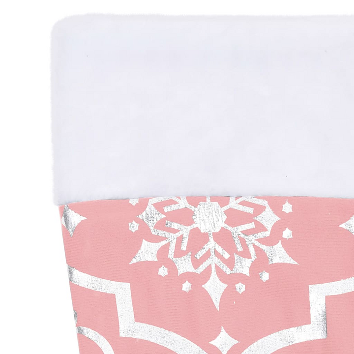 Luxury Christmas Tree Skirt with Sock Pink 150 cm Fabric - Festive Decoration - Premium  from Home Treasures - Just £15.99! Shop now at Home Treasures