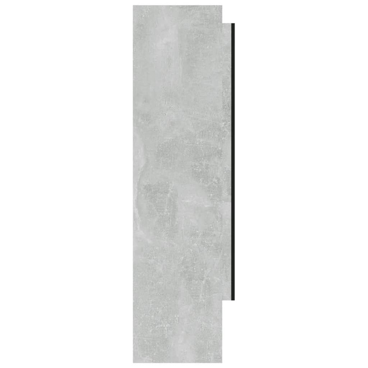 Elegant Concrete Grey Bathroom Mirror Cabinet - 80 x 15 x 60cm | Stylish Storage Solution with USB Interface - Premium  from Home Treasures - Just £135.99! Shop now at Home Treasures