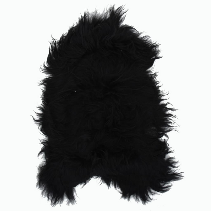 Luxurious Icelandic Sheepskin Chair Cover - Ultra Soft & Cozy - Black, 70x110 cm - Premium  from Home Treasures - Just £85.99! Shop now at Home Treasures