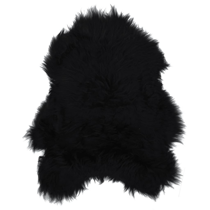 Luxurious Icelandic Sheepskin Chair Cover - Ultra Soft & Cozy - Black, 70x110 cm - Premium  from Home Treasures - Just £85.99! Shop now at Home Treasures