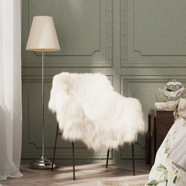 Luxurious Icelandic Sheepskin Chair Cover - Cream 70x110 cm | Soft & Cosy Home Decor - Premium  from Home Treasures - Just £74.99! Shop now at Home Treasures