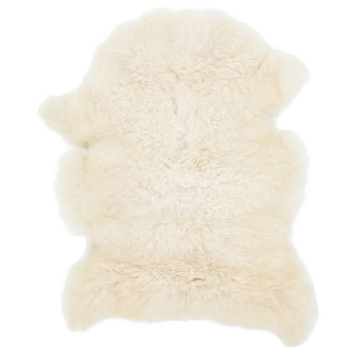 Genuine Sheep Leather Rug - Cream, 70x100 cm | Luxurious, Soft, & Natural Home Decor - Premium  from Home Treasures - Just £46.99! Shop now at Home Treasures