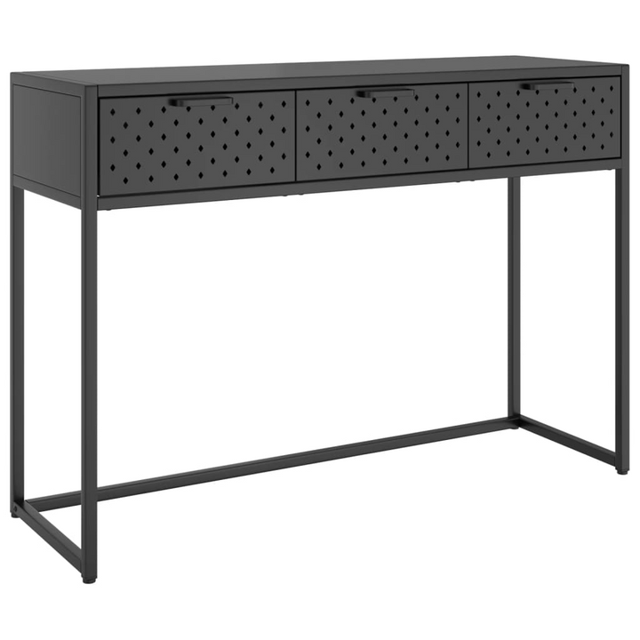 Modern Anthracite Steel Console Table - 106x35x75cm - Sturdy & Stylish Home Decor - Premium  from Home Treasures - Just £151.99! Shop now at Home Treasures