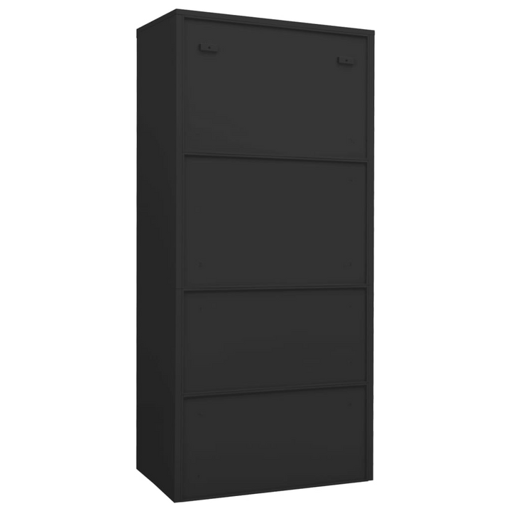 Durable Steel Wardrobe (Anthracite) - 80 x 50 x 180 cm | Modern Storage Solution with Shelves & Locks - Premium  from Home Treasures - Just £273.99! Shop now at Home Treasures