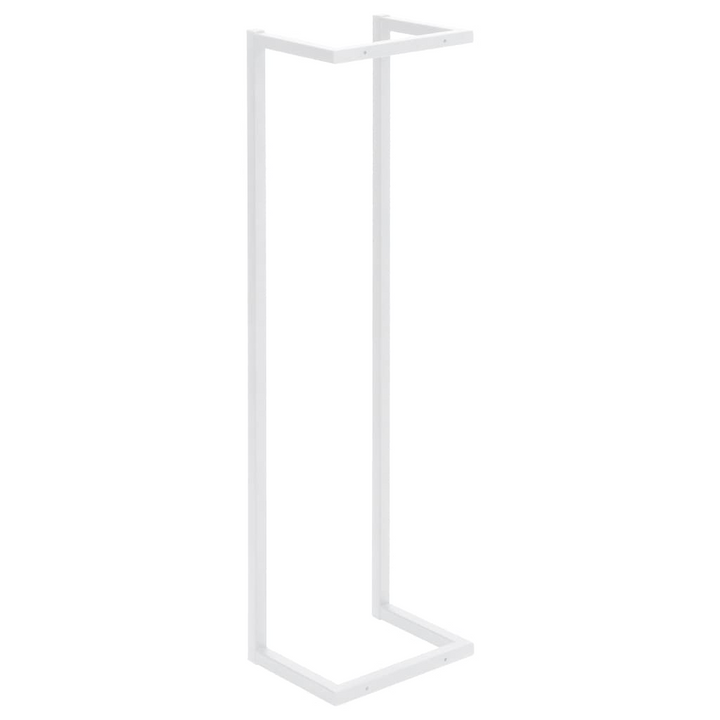 Elegant and Durable Steel Towel Rack (White) - Space-Saving Design, 25 x 20 x 95cm - Ideal for Modern Bathrooms - Premium  from Home Treasures - Just £31.99! Shop now at Home Treasures