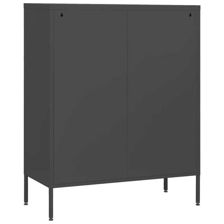 Durable Steel Chest of Drawers in Anthracite - 80 x 35 x 101.5 cm | Modern Storage Solution - Premium  from Home Treasures - Just £221.99! Shop now at Home Treasures