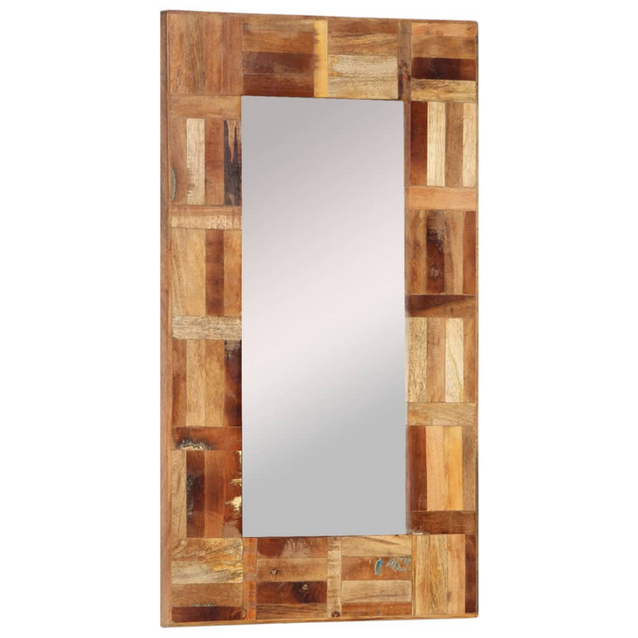 Wall Mirror Solid Wood Reclaimed 50x80 cm - Premium  from Home Treasures - Just £53.99! Shop now at Home Treasures