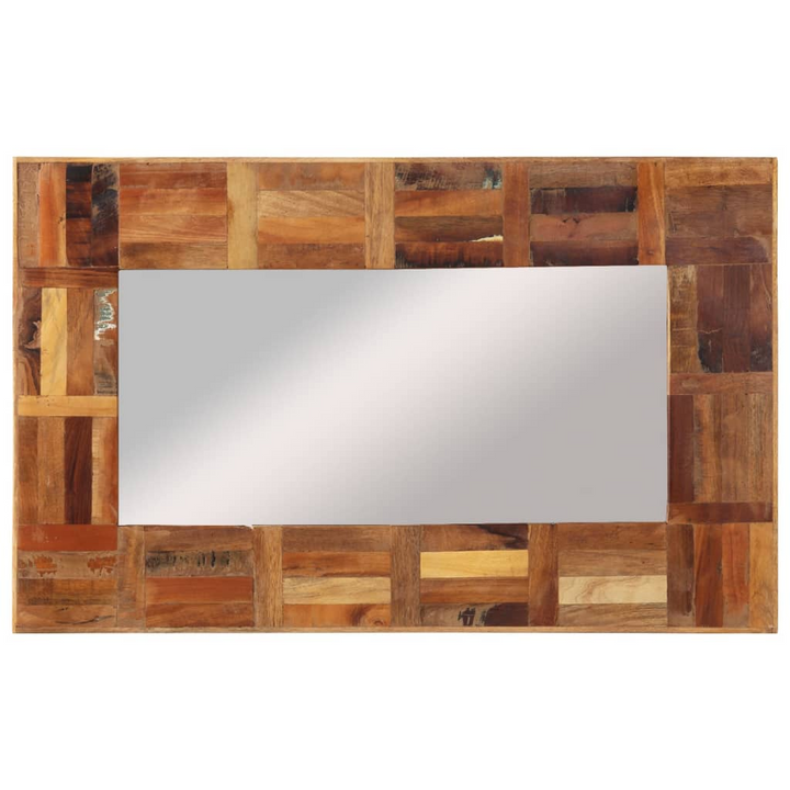 Wall Mirror Solid Wood Reclaimed 50x80 cm - Premium  from Home Treasures - Just £53.99! Shop now at Home Treasures