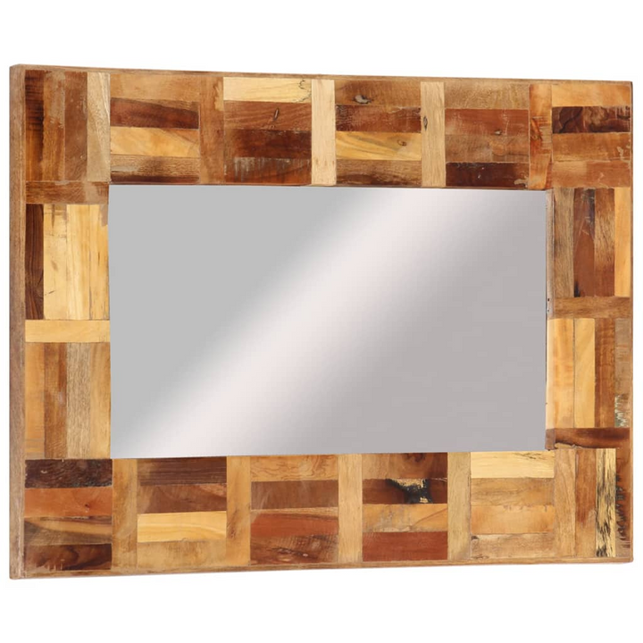 Wall Mirror Solid Wood Reclaimed 50x80 cm - Premium  from Home Treasures - Just £53.99! Shop now at Home Treasures