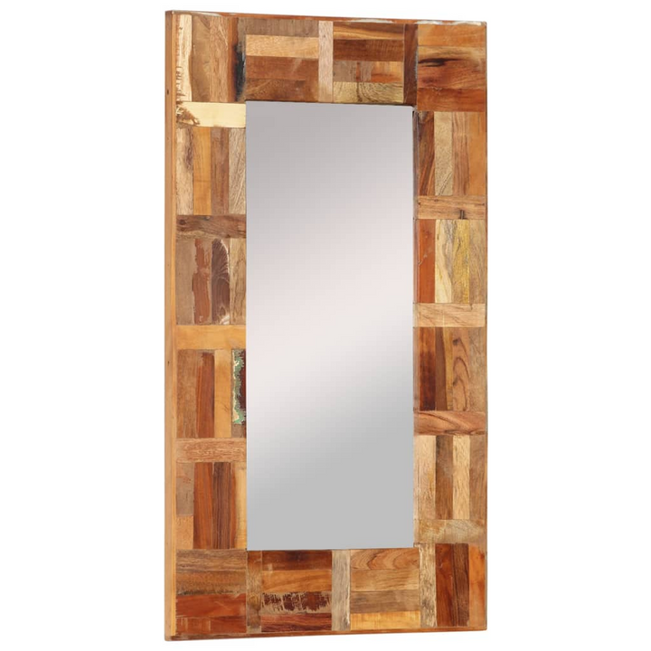 Wall Mirror Solid Wood Reclaimed 50x80 cm - Premium  from Home Treasures - Just £53.99! Shop now at Home Treasures