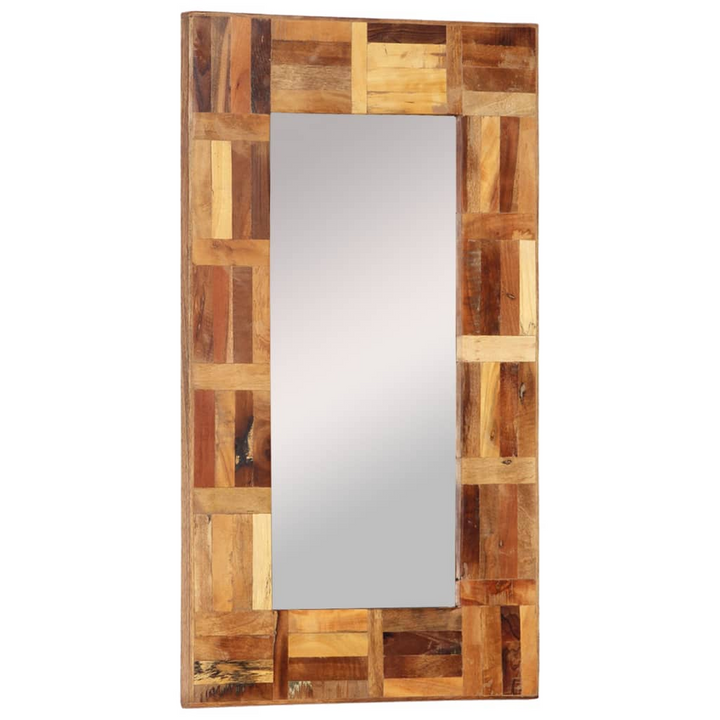 Wall Mirror Solid Wood Reclaimed 50x80 cm - Premium  from Home Treasures - Just £53.99! Shop now at Home Treasures